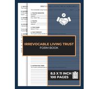 Irrevocable Living Trust Form Book: Asset Protection and Inheritance Planning Doc | Estate Planning & Wealth Transfer Forms | 50 Forms
