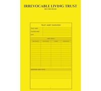 Irrevocable Living Trust Form Book: Ready-to-Use Trust Agreement Templates for Asset Protection, Estate Planning & Wealth Transfer