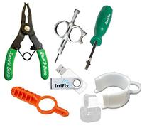 IrriFix Irrigazione a regolazione Tool set by Rain Bird spray Head Pull Up Tool, Hunter/Orbit Drive Gear Tool, Rotortool, MP Rotator Tool, apertura colletto, USB Flash Drive W istruzioni