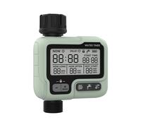 IRRIGATECH Programmatore di Irrigazione Automatico 1/2”-3/4”, Timer Digitale, Rain Delay, Modalità Auto/Manuale 1s-199min, Frequenza 1h-15 Giorni, Display LCD, Blocco Bambini