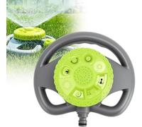 Irrigatore a 8 velocità di commutazione per prato e giardino: irrigazione rotante di grandi dimensioni con oscillazione del tubo per irrigazione da giardino (verde)