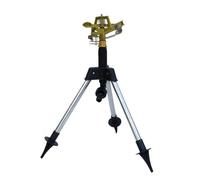 Irrigatore a Battente 360° per giardino con treppiede a settore in Ottone da 1/2