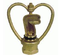 irrigatore a farfalla in ottone attaco da 1/2" per irrigazione girdino