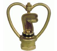 irrigatore a farfalla in ottone attaco da 3/4" per irrigazione girdino