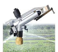 Irrigatore a impatto per un'irrigazione efficiente dell'azienda agricola, rotazione automatica a 360 gradi con angolo regolabile, ideale per giardini, agricoltura e uso industriale