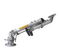 Irrigatore a impulsi per irrigazione agricola | Braccio oscillante in metallo rotante a 360° con ugelli | Gamma e velocità regolabili 29-62 m per silvicoltura e agricoltura