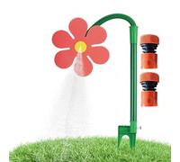 Irrigatore a margherita pazza, irrigatore a fiores danzantes con rotazione a 360°, irrigatore per pratos a margherita danzantes divertente per annaffiare il giardino, cani, bambini che giocano