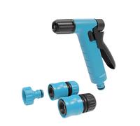 Irrigatore a pistola per tubo da giardino da 1/2", set da 4 pezzi