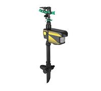 Irrigatore a rotazione automatica for grandi aree ad energia solare, attivato dal movimento, repellente for animali, irrigatore, deterrente for animali da giardino Uso domestico