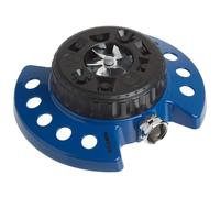 Irrigatore a torretta Dramm 15025 ColorStorm a 9 getti con base in metallo resistente, blu
