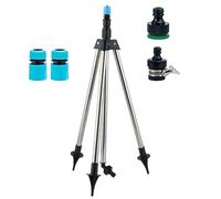 Irrigatore a treppiede, testa 'acqua girevole, supporto regolabile in altezza, 56 cm, copertura ampia, strumento durevole per prato, irrigazione da giardino e frutteto, strumento affidabile per
