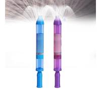 irrigatore a tubo flessibile， Nuovo giocattolo a spruzzo d'acqua in stile fuoco d'artificio 2025 for coppie, pistola a ad alta pressione estraibile, giocattoli interattivi divertenti(Blue+Purple)