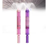 irrigatore a tubo flessibile， Nuovo giocattolo a spruzzo d'acqua in stile fuoco d'artificio 2025 for coppie, pistola a ad alta pressione estraibile, giocattoli interattivi divertenti(Pink+Purple)