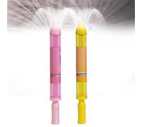 irrigatore a tubo flessibile， Nuovo giocattolo a spruzzo d'acqua in stile fuoco d'artificio 2025 for coppie, pistola a ad alta pressione estraibile, giocattoli interattivi divertenti(Pink+Yellow)