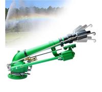Irrigatore a turbina a impatto con manometro, irrigazione a 360° per un'irrigazione efficiente di fattorie e giardini