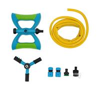 Irrigatore automatico per prato Irrigatore per prato rotante a 360 gradi Azionamento idraulico Strumento di irrigazione da giardino per irrigazione di campi di ortaggi da giardino