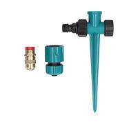 Irrigatore Automatico Regolabile a 360 Gradi, Spruzzatore per Prato in Materiale ABS, Connettore G1 / 2 - Esteso Raggio di Irrigazione, Uso Facile, Per Giardino e Alberi da Frutt