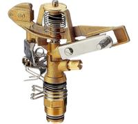 Irrigatore circolare a settore in ottone V60 con attacco maschio da 3/4"