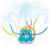 Irrigatore da esterno per bambini a forma di polpo, irrigatore rotante, giocattolo estivo con acqua per bambini e bambine.