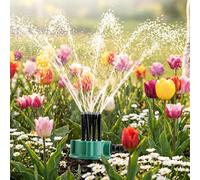 Irrigatore da Giardino a 360 Gradi Stabile Nel Terreno per Prato, Aiuola