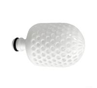 Irrigatore da giardino con testa a bolla a flusso morbido, efficiente diffusore d'acqua per piante, fiori e verdure, strumento di irrigazione in plastica ABS, bianco, 8 cm