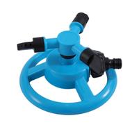 Irrigatore da giardino girevole a 360° per prato, cortile e giardino, copertura uniforme dell'acqua fino a 15,2 m di diametro, in plastica ABS, resistente alla corrosione, facile collegamento del tubo