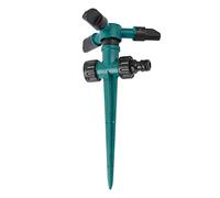 Irrigatore da giardino Irrigatore rotante per prato Irrigatori rotanti a 360 gradi per esterni Spruzzatore d'acqua per giardinaggio Sistema di irrigazione ABS Ugelli regolabili a prova di perdite