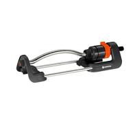 Gardena Irrigatore Oscillante da Giardino Aqua S: per l'Irrigazione di Prati da 90-220 mq, Gittata 7-17 m, Larghezza del Getto Max 13 m, Filtro in Acciaio Rimovibile (18700-20)
