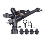 Irrigatore da giardino regolabile con 1 filettatura femmina da 12,7 cm per diverse esigenze di irrigazione