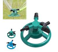 Irrigatore da giardino, regolabile, rotazione a 360 gradi, irrigatore per piante (verde)
