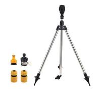 Irrigatore Da Giardino - Sprenger Da Giardino | Treppiede Rotante Telescopico | Spruzzatore A Lunga Distanza, Di Irrigazione Regolabile Con Base In Metallo Per Orto Campo Cortile Ester