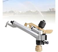 Irrigatore d'Acqua A Impulsi, Irrigatore da Giardino, Irrigatore A Impatto Rotante Regolabile A 360 Gradi per Aziende Agricole