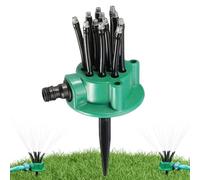 Irrigatore d'acqua - di irrigazione con base a punta rotante a 360 gradi, di irrigazione da giardino, per vialetti esterni, paesaggi, aiuole rialzate, , piante, fiori,