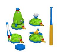 Irrigatore d'acqua per,4 in 1 di irrigazione per intrattenimento all'aperto | Gioco di Giardino Baseball per Ragazzi Ragazze Famiglia Divertente Piscina