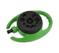 Irrigatore d'acqua per prato, spruzzatore oscillante regolabile, 9 modalità di spruzzo con design rotante a 360°, copertura automatica e ampia, per uso esterno, giardino, cortile, patio, 21 x 15 x 5