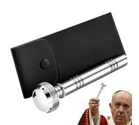 Irrigatore d'acqua vergine, dispenser di liquidi sacri, mini strumento portatile in aspergillum religioso, sicura per il trasporto in formato viaggio, adatto per chiese, rituali, cerimonie e
