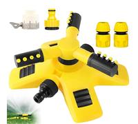 Irrigatore Giardino Rotante Automatico, Testa Rotazione Prato Regolabile 360°, Irrigatori Irrigazione Girevole Copertura Uniforme Aree Ampie per Bambini, Animali Domestici , Piante, Fiori, Cortile