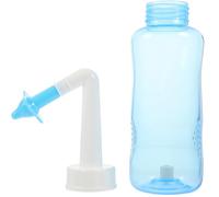 Irrigatore Nasale 300ml in Plastica, Pulizia Quotidiana Blu | Uso Manuale a Pressione, per Raffreddore e Allergie, Adatto a Ragazzo Ragazza, Flacone per Lavaggi Nasali Colore Casuale