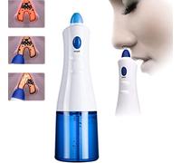 Irrigatore nasale elettrico Macchina per la pulizia del naso portatile 300 ml Detergente per lavaggio nasale con due beccucci per adulti Bambini Previene la rinite allergica Risciacquo nasale