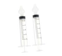 Irrigatore Nasale per Ragazzo Ragazza, Set da 2, Bianco Abs Silicone | Pulizia Delicata delle Cavità Nasali, Leggero e Facile da Usare, Pratico da Portare Sé