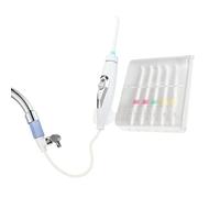 Irrigatore orale per rubinetto, irrigatore orale non elettrico a 6 ugelli idropulsore dentale | Sicurezza Pulizia dentale regolabile a lungo termine per doccia e denti