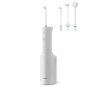 Panasonic Serie 600 Irrigatore Orale a Ultrasuoni EW-DJ67-W303, Idropulsore dentale, 200ml, IPX7, 2 Ugelli a Ultrasuoni, 1 Ugello Ortodontico e 1 Ugello per Pulire la Lingua, 5 Livelli di Pressione
