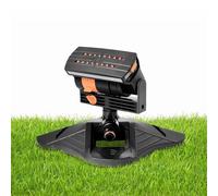 Irrigatore oscillante con 16 ugelli e 4 modalità di irrigazione, irrigatore quadrato automatico per giardino e prato, attacco rapido con base grande, ideale per irrigazione superficiale