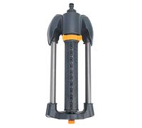 Irrigatore Oscillante, Pacchetto a Collegamento Rapido Irrigatore da Giardino a 20 Fori Base Irrigatore Oscillante Rotante per Prato Angolo di Spruzzo Regolabile, Irrigatore per