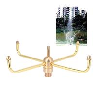 Irrigatore per fontane, ugelli per fontane rotanti a 4 Bracci per laghetto da Giardino per la casa,Giardino Prato Ugello di Spruzzo Ugello Spruzzatore Testa Spruzzatore