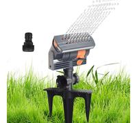 Irrigatore per giardino, automatico rotazione, irrigatore da giardino, irrigatore a impulsi regolabile, per manutenzione del campo, irrigatore da giardino