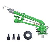 Irrigatore per irrigazione agricola da 2 pollici, grande pistola, spruzzo di irrigazione rotante automatico a 360°, connessione a flangia, per terreni agricoli, agricoltura, pascoli, rimozione della