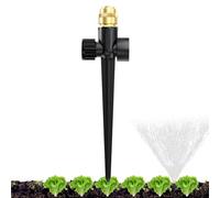 Irrigatore per Prato, 360° Spruzzatore D'Acqua Rotante, Irrigatori Resistenti Con Copertura Completa Per Prato Giardino Orto Serra Terrazzo Paesaggio