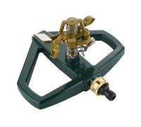 Irrigatore per prato con base in metallo, irrigatore a pulsazione, irrigatore a impulsi per superfici fino a 540 m², girevole a 360° per una copertura di grandi dimensioni, per impianti di irrigazione