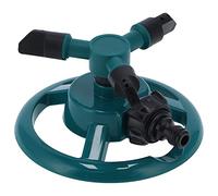 Irrigatore per prato, girevole a 360 gradi, strumento di irrigazione per innaffiare le piante e far giocare i bambini, materiale ABS resistente, verde